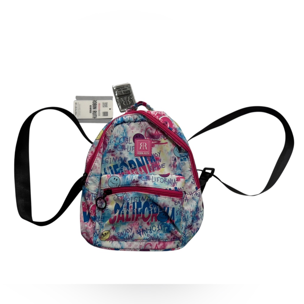 NWT Robin Ruth Fun In the Sun California Backpack Adjustable, Padded Pink. - Picture 1 of 5